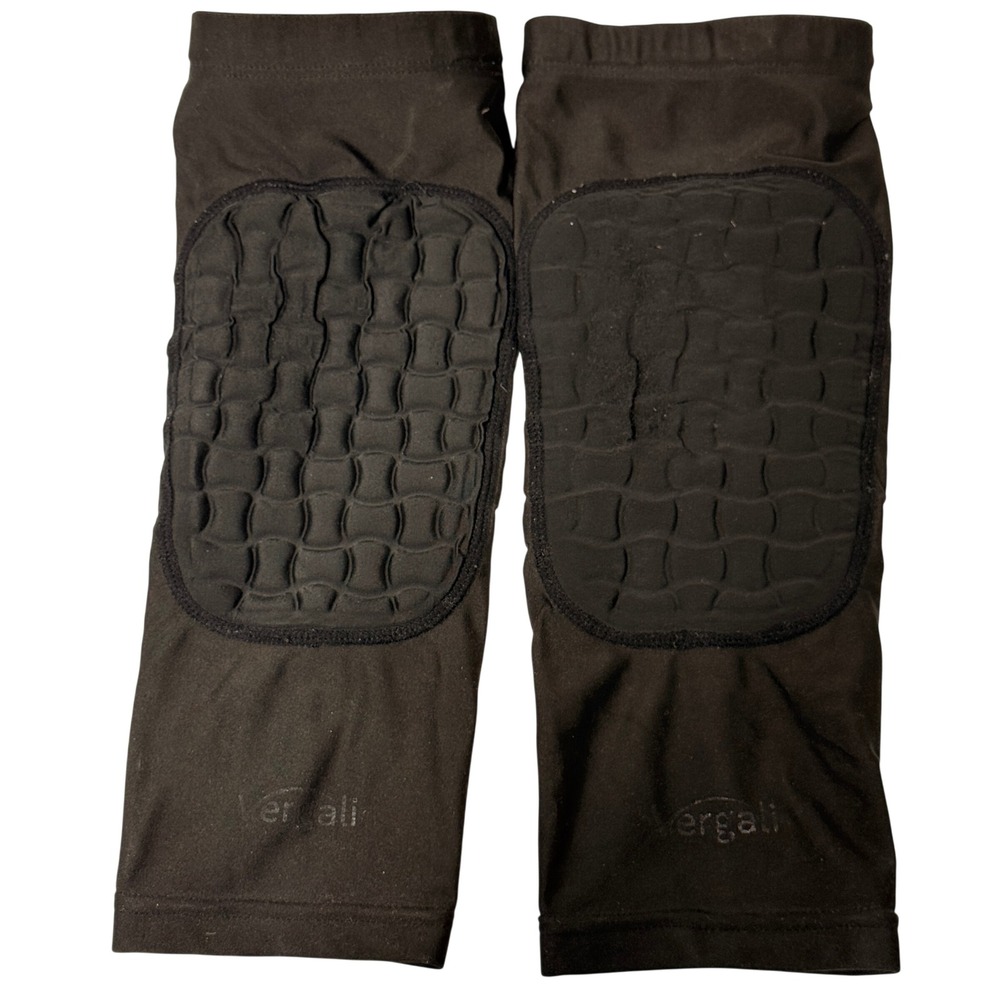 Vergali Padded Arm Compression Sleeves Black Small Honeycomb Elbow Protection *